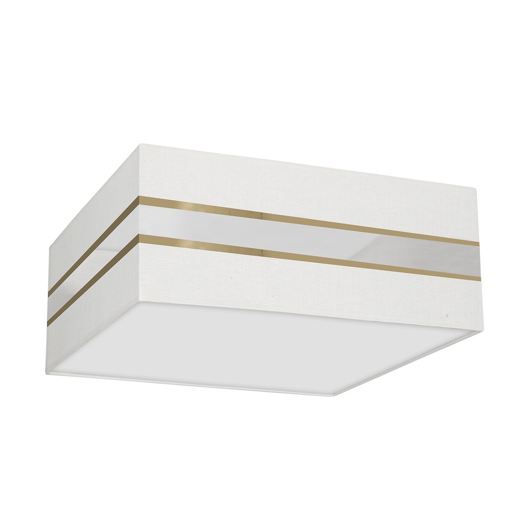 Lampa sufitowa Kwadrat Ultimo 3xE27 Biały