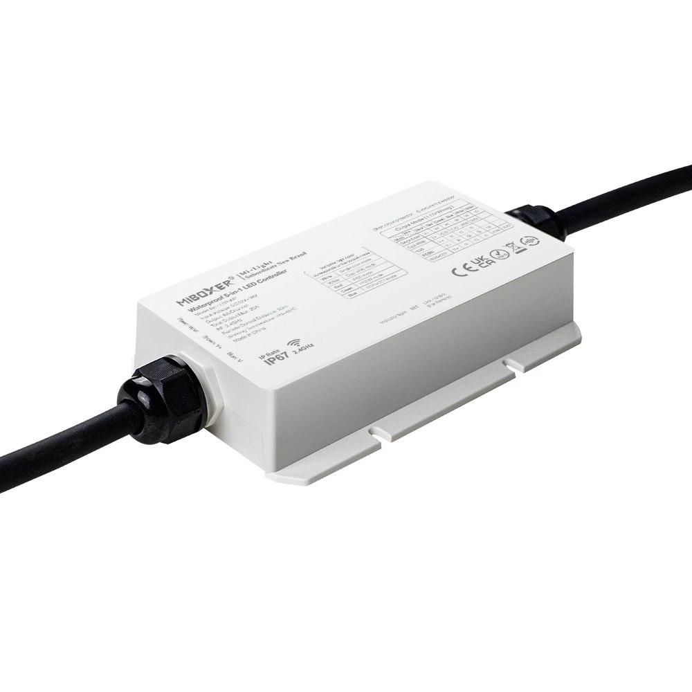 MI-LIGHT Kontroler 5w1 RGB/CCT 12-36VDC 20A IP67
