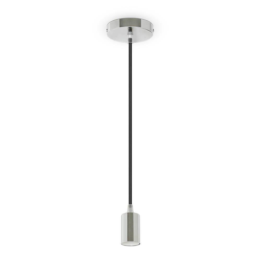 Oprawa zwieszana V-TAC chrom metal fioletowy przewód VT-7338-PE 5 lat gwarancji