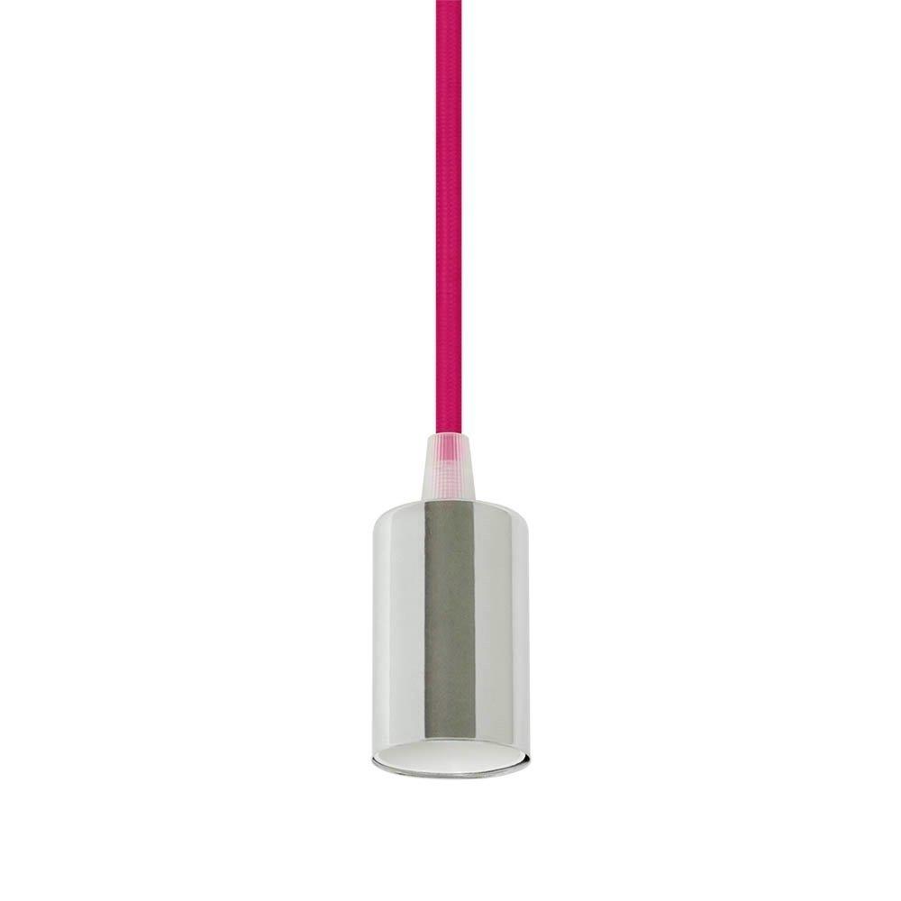 Oprawa zwieszana V-TAC chrom metal ciemny róż przewód VT-7338-RR 5 lat gwarancji