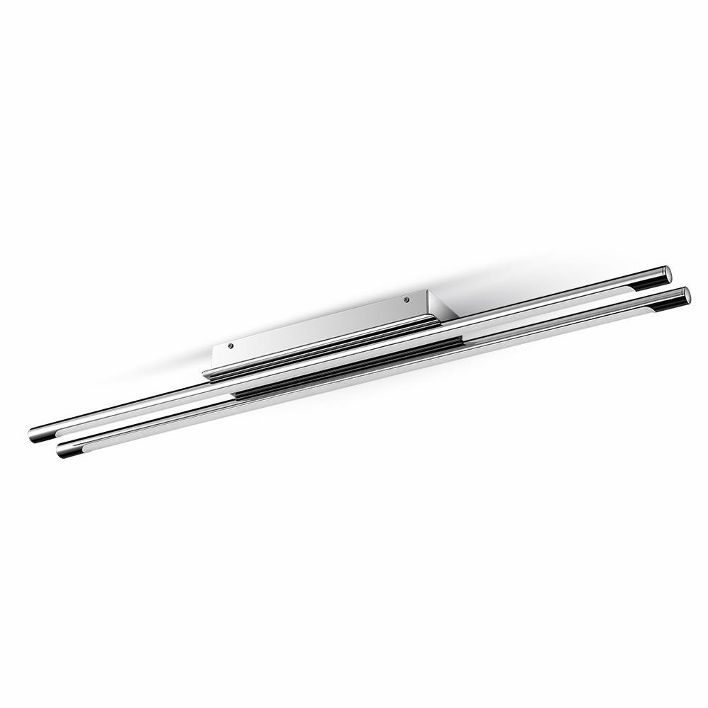 Oprawa V-TAC 36W sleek podwójna sufitowa natynkowa chrom VT-7037 4000K 2700lm 3 lata gwarancji