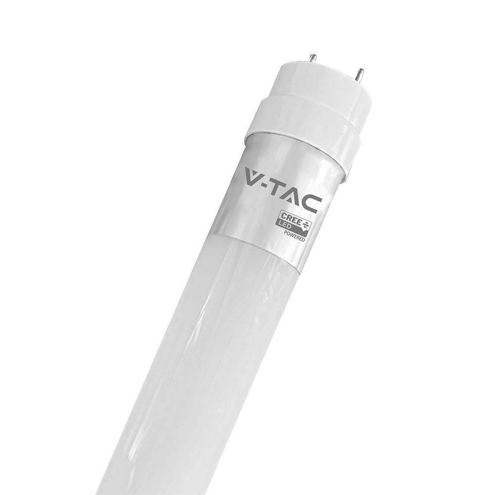 Tuba świetlówka LED T8 V-TAC CREE CHIP 60cm 7W G13 150Lm/W nano plastic VT-007 4000K 1050lm 6 lat gwarancji