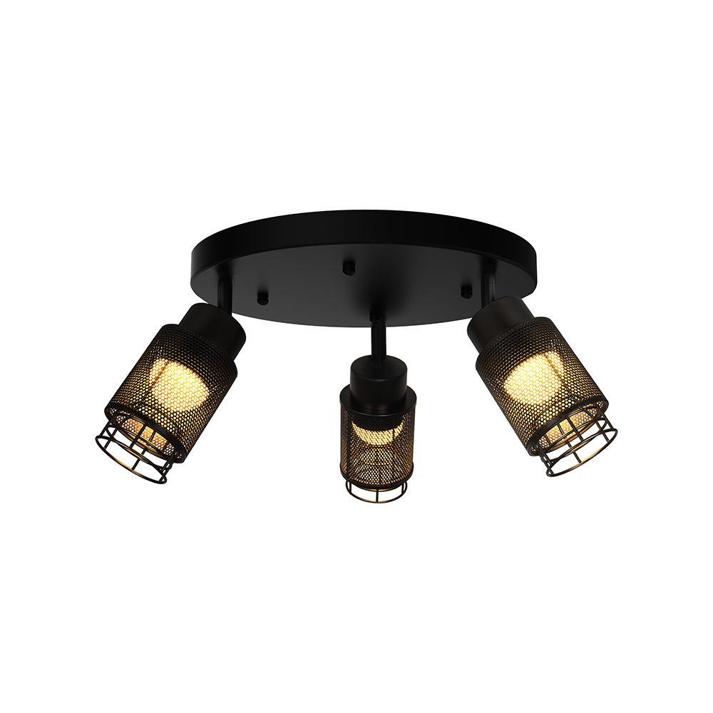 Oprawa sufitowa V-TAC 3X6W LED plafon spot 460x210mm czarny matowy VT-89013 3000K 2160lm